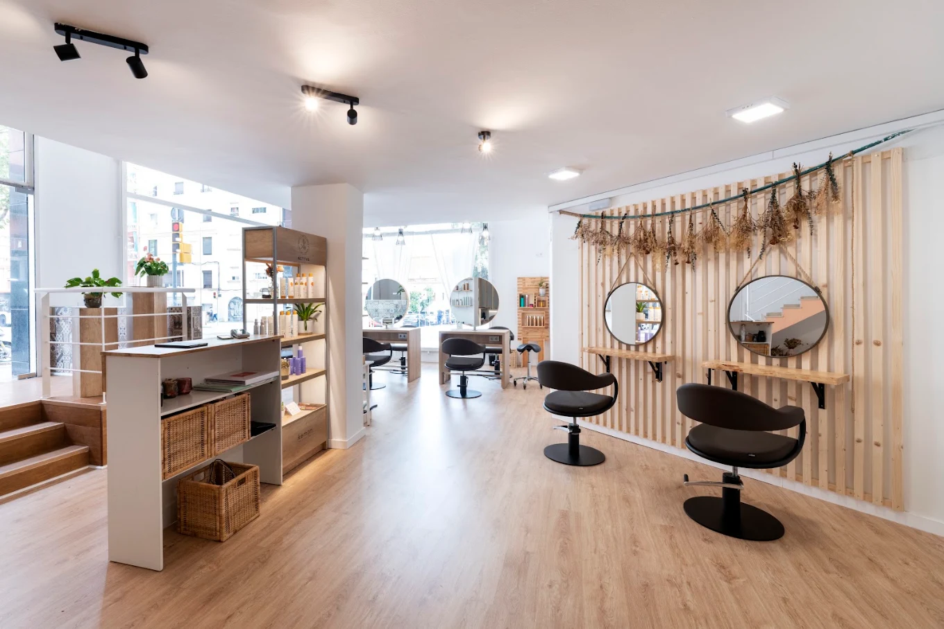 Ambiente relajante del salón
